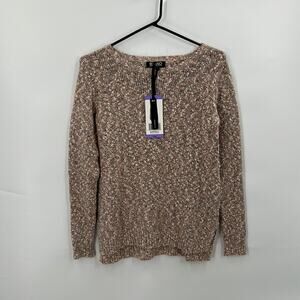 David Bitton Buffalo Women's Gray & Pink Blend Pullover Sweater Size XS NWT